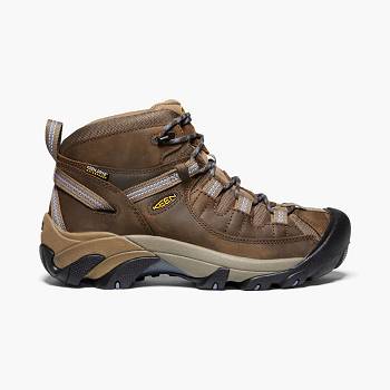 KEEN Női Targhee II Waterproof Mid Cut Túrabakancs Barna